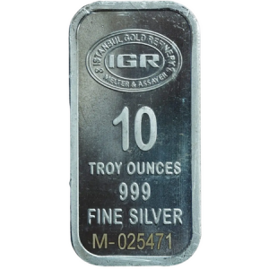igr 10 ounce silver bar