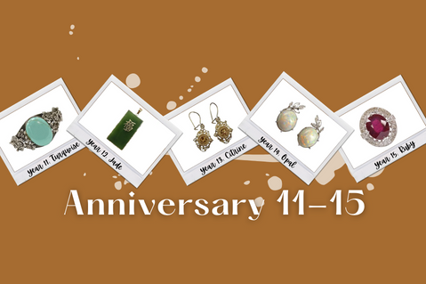 Anniversary Gemstones Years 11-20