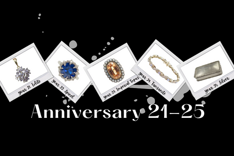 Anniversary Gemstones Years 21-26