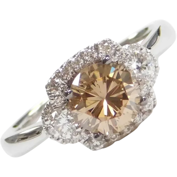 1.46 ctw Chocolate Diamond Engagement Ring