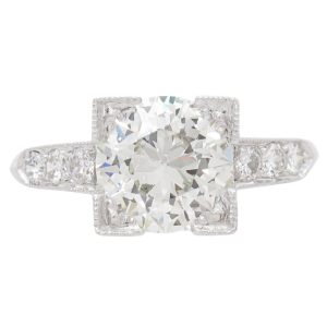 1.83 ctw Art Deco Engagement Ring GIA Certified Diamond online