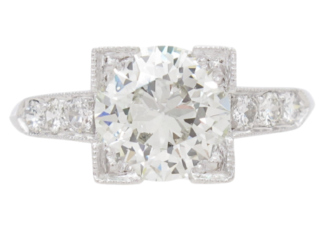 1.83 ctw Art Deco Engagement Ring GIA Certified Diamond online