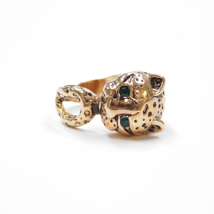 Wholesaler of 916 gold cz jaguar design ring | Jewelxy - 229685