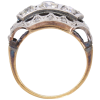 2.08ctw Diamond Edwardian Ring 14k Gold & Platinum Profile