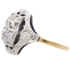 2.08ctw Diamond Edwardian Ring 14k Gold & Platinum Side