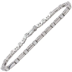 2ctw Diamond Tennis Bracelet 14K White Gold