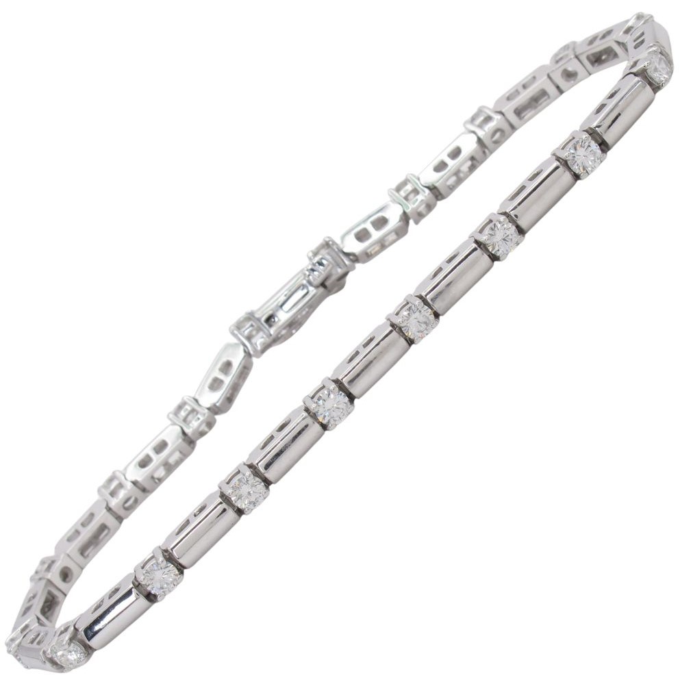 2ctw Diamond Tennis Bracelet 14K White Gold