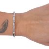 2ctw Diamond Tennis Bracelet 14K White Gold Worn