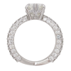 4.52ct Diamond Marquise Engagement Ring 14K White Gold GIA profile