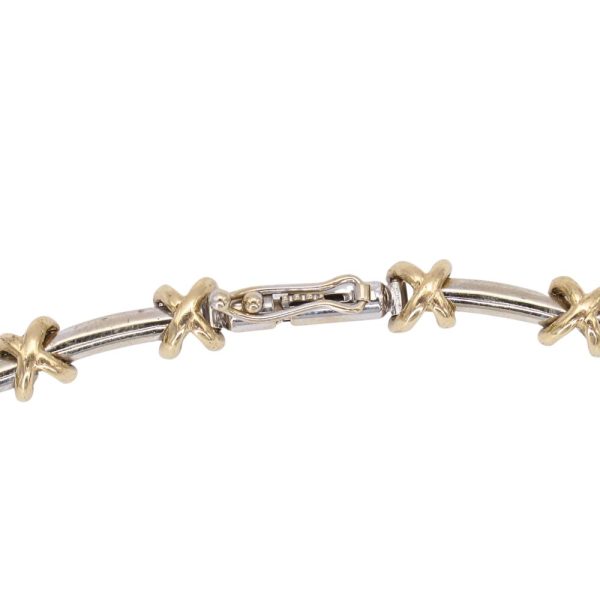 .64ctw Diamonds & Kisses Necklace 14K Two-Tone Gold Closer