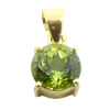 8ctw Peridot Earrings, Ring, & Pendant Set 18k Pendant