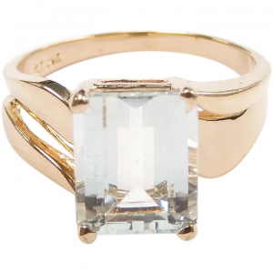 3.10 Carat Aquamarine Solitaire Ring