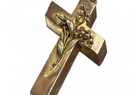 BIG Victorian Cross Pendant