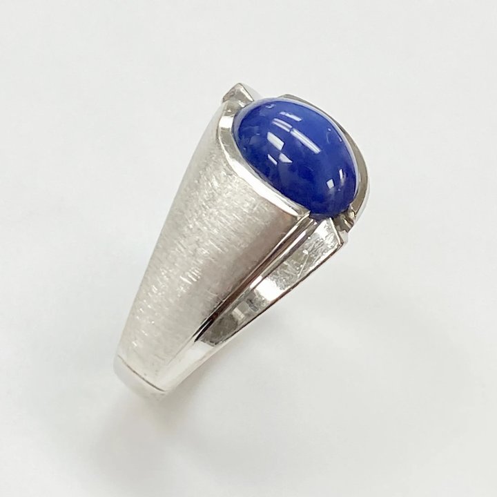Natural Burmese Star Sapphire Ring Mens 18k Vintage | Gem Gardener | Star  sapphire ring, Blue star sapphire ring, Rings for men