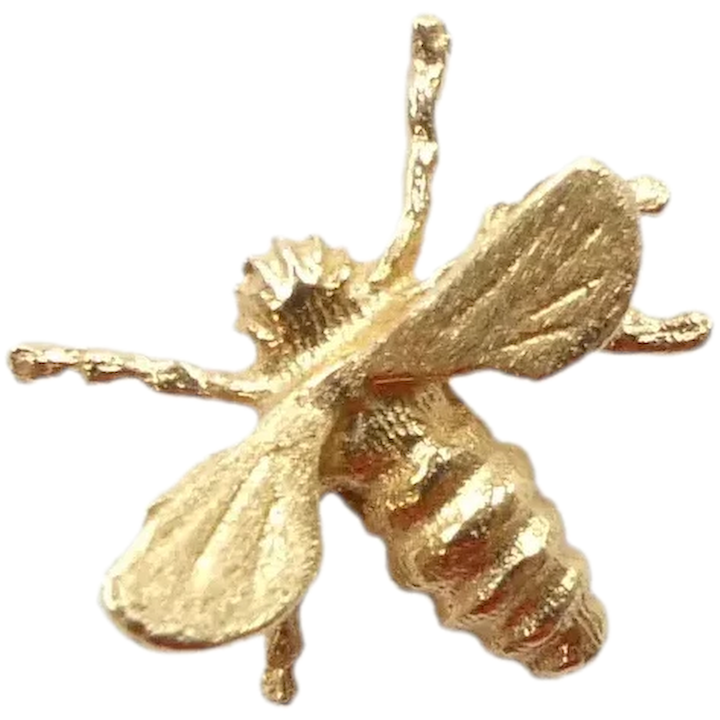 Bee Enamel Bangle in Buttercup & Gold