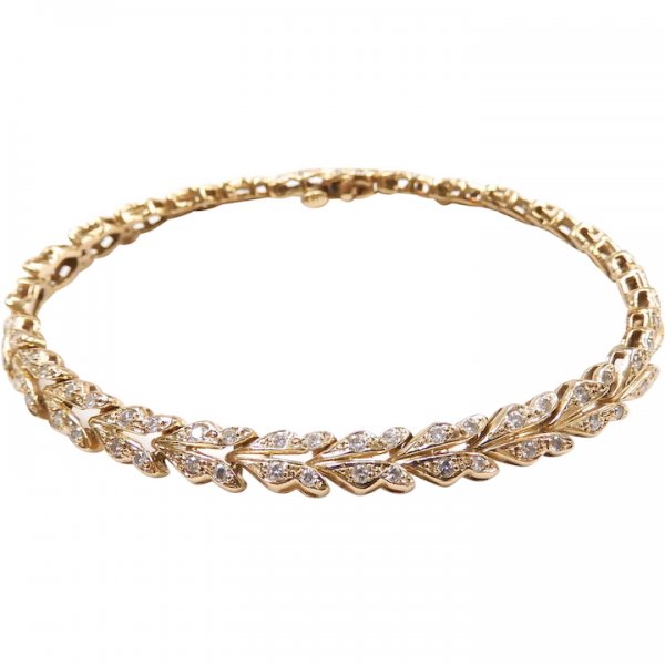 Buy Twenty Dresses By Nykaa Fashion The Gold Leaf Bracelet Online