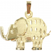 Elephant Charm 14k Gold