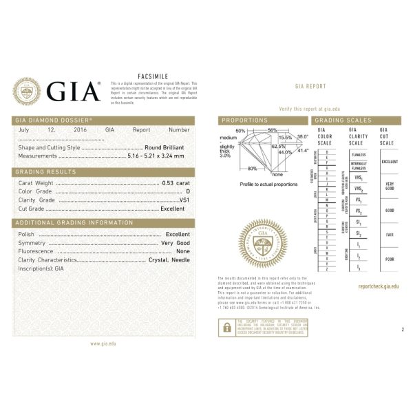 GIA Certified 1.13 ctw Diamond Stud Earrings 14k White Gold GIA cert #2