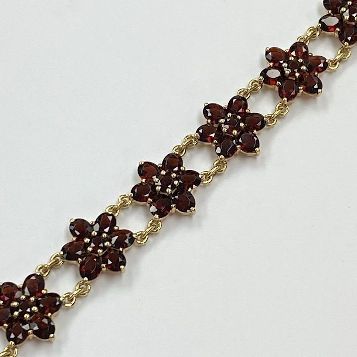 Antique Victorian Bracelet Bangle Peridot Garnet Napoleon III French ( –  Brenda Ginsberg Antique Jewelry