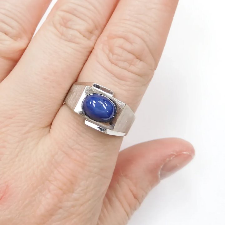 Blue Rings | Blue Stone Men's Rings