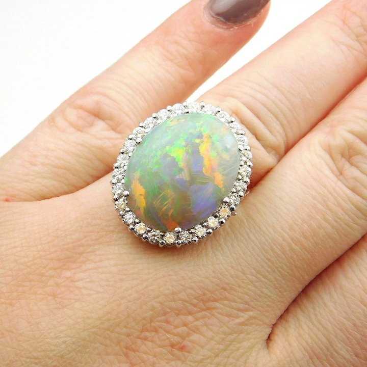 Opal Rings - All Natural Australian - Pear Shape Inlaid – Hawkes and Co