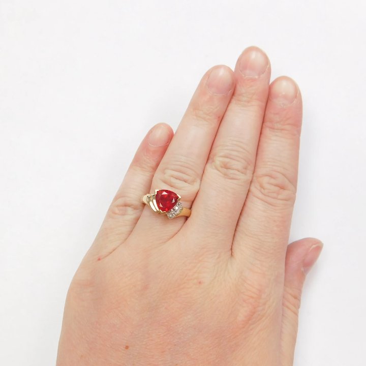 Red Coral Gemstone Ring, 925 Sterling Silver Gold Plated Ring, 12mm  Triangle Shape Smooth Cabochon Stone Ring, Trendy Ring Gift for Her - Etsy  | Coral stone ring, Coral ring, Sterling silver rings