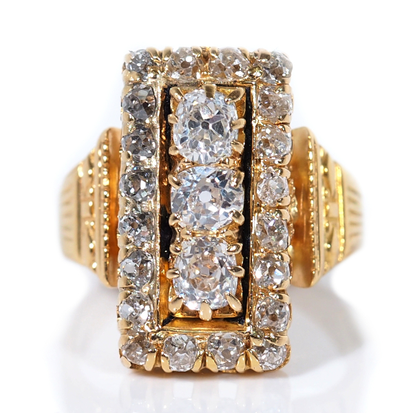 Victorian Diamond Ring 1.75 Carats
