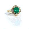 2.89 Carat Columbian Emerald GIA Certified Ring