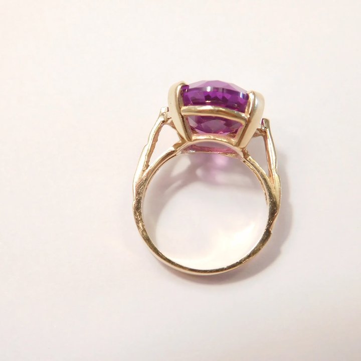 Twig Alexandrite ring vintage hexagon cut Alexandrite engagement ring –  WILLWORK JEWELRY