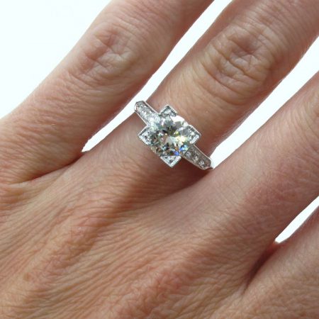 Timeless-Art-Deco-GIA-Certified worn on hand