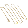 Vintage Necklace 14K Gold Designer Uno-Arre Italy SOLID Bar Link