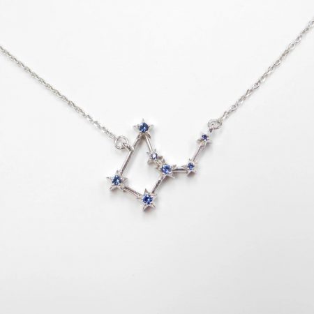 Virgo Constellation Necklace1.3 ctw Sapphires