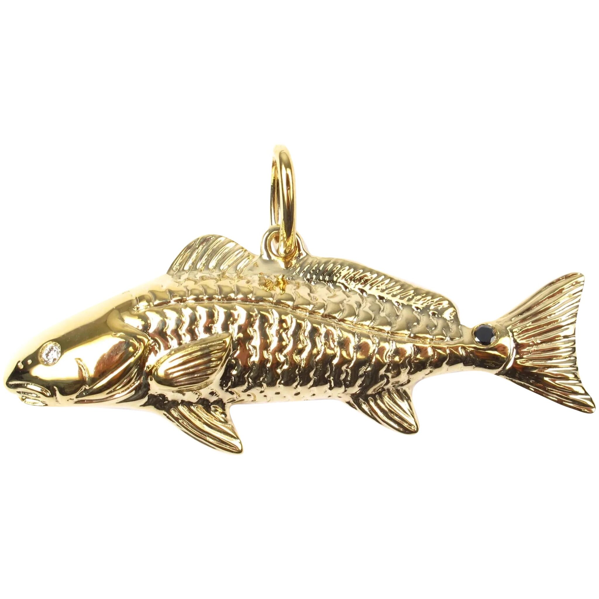 Gold Redfish Pendant – Big Size
