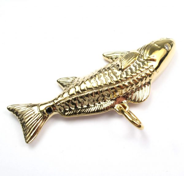 Gold Redfish Pendant