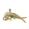 Dolphinfish Pendant Gold