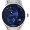 2021 Pre-Owned Glashutte PanoReserve Like New Gents 40mmStainless Steel Blue Dial Model 65-01-26-12-35 face view