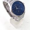 2021 Pre-Owned Glashutte PanoReserve Like New Gents 40mmStainless Steel With A Beautiful Blue Dial Model 65-01-26-12-35 left view