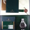 Pre-Owned Rolex DeepSea Sea-Dweller 2010 Stainless Steel Watch With MK1 Black Index Dial And Black Ceramic Bezel With Glide Lock Oyster Band Model# 116660
