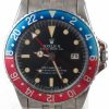 Pre-Owned 1967 Vintage Rolex GMT Master Watch Stainless Steel With MK 1 Long E Black Dial With Creamy Markers Very Nicely Faded Red And Blue (Pepsi)Bezel With Jubilee Band Model 1675