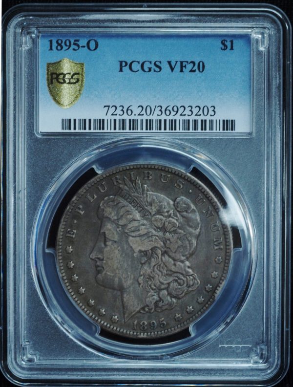 1895-O Morgan Silver Dollar VF20 Obverse