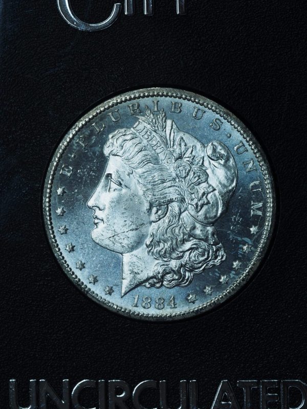 1884-CC Morgan Silver Dollar GSA Proof-Like Uncirculated Obverse