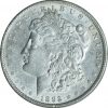 1892 Morgan Silver Dollar AU53 NGC close up