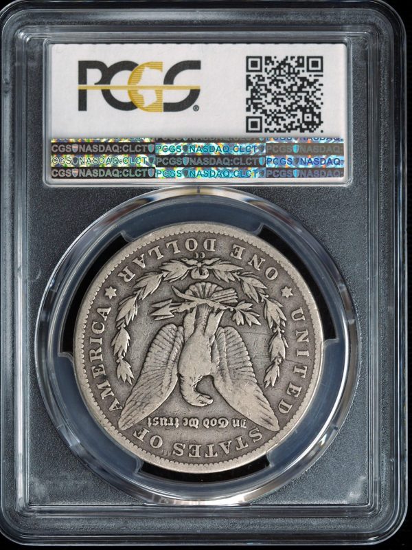 1892-CC Morgan Silver Dollar VG10 PCGS reverse