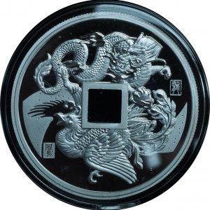 2018 Phoenix & Dragon China 1 oz Silver
