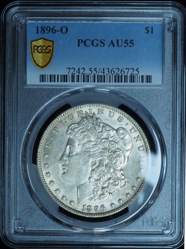 1896-O Morgan Silver Dollar Obverse