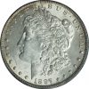 1897 Morgan Silver Dollar MS62 PCGS close up