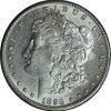 1899-S Morgan Silver Dollar AU55 PCGS clos eup