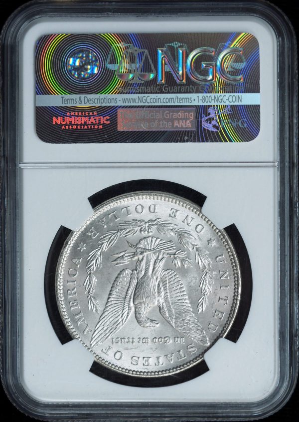 1899 Morgan Silver Dollar MS63 NGC reverse