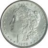 1902 Morgan Silver Dollar MS63 PCGS close up