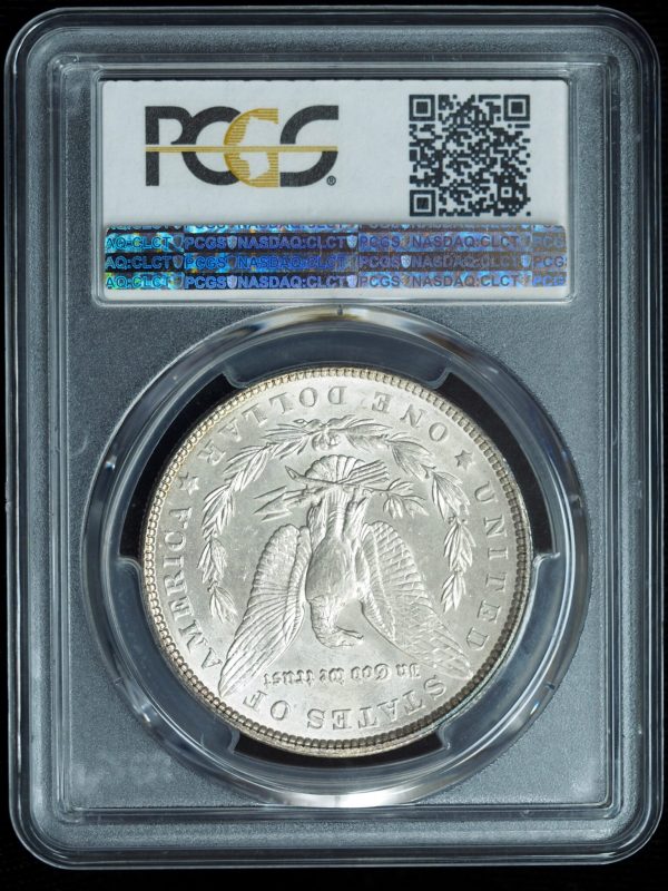 1902 Morgan Silver Dollar MS63 PCGS reverse